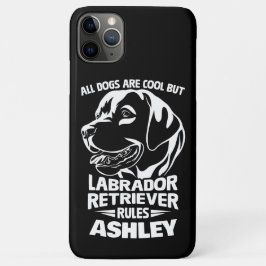 Capa Para iPhone 11 Pro Max Labrador Retriever Regras e Legal Cachorro Engraça