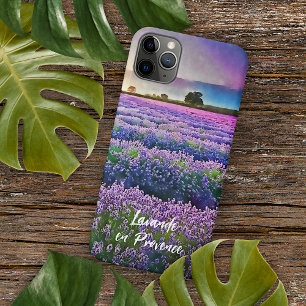 Capa Para iPhone 11 Pro Max Lavanda Personalizada Provença França Pôr do Sol A