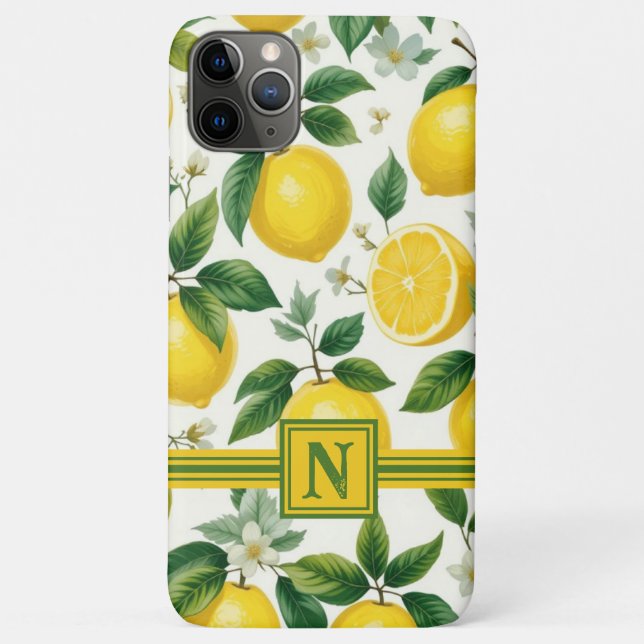 Capa Para iPhone 11 Pro Max Lemon Bliss (Verso)