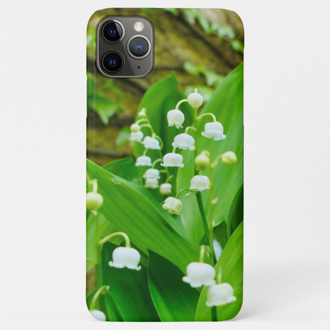 Capa Para iPhone 11 Pro Max Lírio do Vale (Verso)