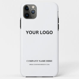 Capa Para iPhone 11 Pro Max Logotipo e texto modernos editáveis por estilista
