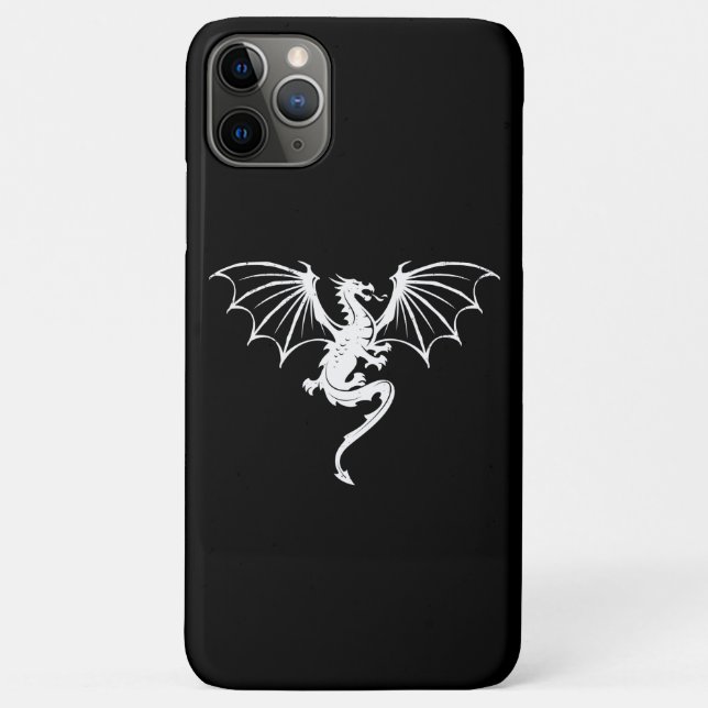 Capa Para iPhone 11 Pro Max Majexpressa Dragon (Verso)