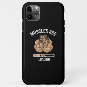 Capa Para iPhone 11 Pro Max Malhação Muscular Carregando Bullock Ox Sport Gy