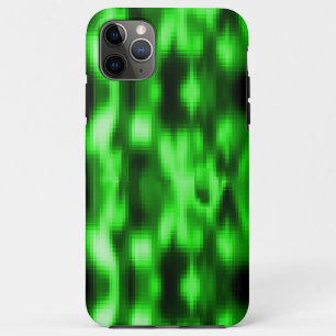 Capa Para iPhone 11 Pro Max Manchado verde e preto pastilhas de vidro
