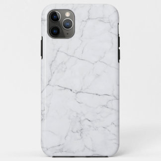 Capa Para iPhone 11 Pro Max Mármore Branco Elegante