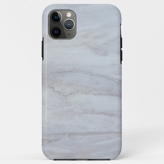 Capa Para iPhone 11 Pro Max Mármore Branco Elegante   (Verso)