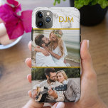 Capa Para iPhone 11 Pro Max Mármore de Cinzas chic e iniciais Dourados e 2 fot<br><div class="desc">Capa de telefone de fotos em chic que você pode personalizar com 2 de suas fotos favoritas, bem como suas iniciais. A design tem um fundo de mármore cinza com bordas de ouro e tipografia. Projetado para iphone 11 Pro Max, mas ajustado muitos outros modelos. Se você escolher um modelo...</div>