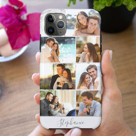 Capa Para iPhone 11 Pro Max Mármore Personalizado de Colagem de Fotografias 7