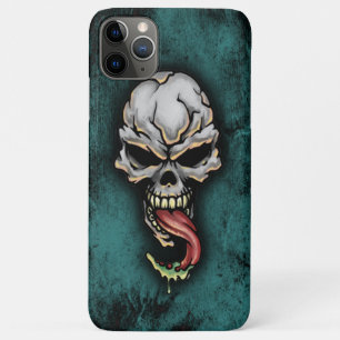 Capa Para iPhone 11 Pro Max Mau Zombie Skull Fantasy Tattoo Art Design