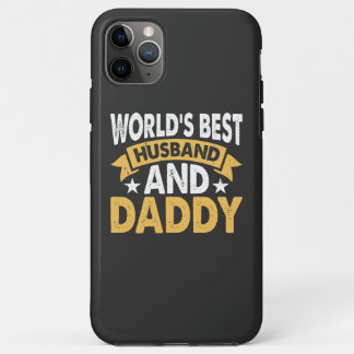 Capa Para iPhone 11 Pro Max melhor marido e pai do mundo