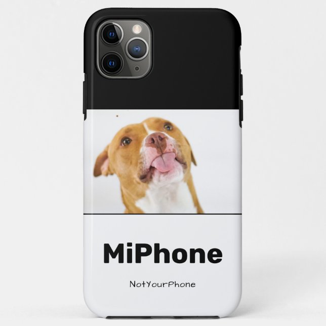 Capa Para iPhone 11 Pro Max Miphone (Meu Telefone) (Verso)