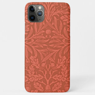 Capa Para iPhone 11 Pro Max Morris - Bolotas e Folhas de Carvalho, padrão vint