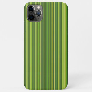 Capa Para iPhone 11 Pro Max Muitas listras multicoloridas em verde