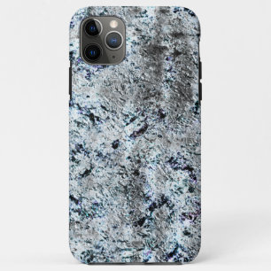 Capa Para iPhone 11 Pro Max Muito rústico fungo prateado sujo de