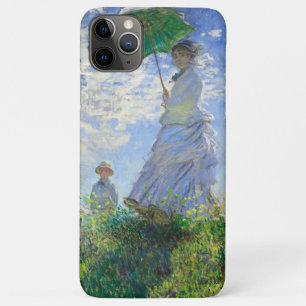 Capa Para iPhone 11 Pro Max Mulher com Parasol, Madame Monet e seu filho