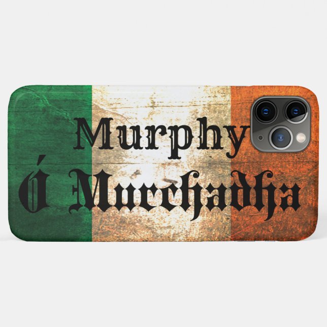 Capa Para iPhone 11 Pro Max Murphy Irish Flag (Verso (horizontal))