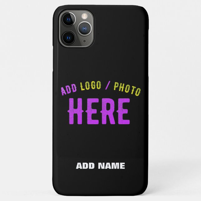 CAPA PARA iPhone 11 PRO MAX NA MODA MODERNO PERSONALIZÁVEL NEGRO VERIFICADO CO (Verso)