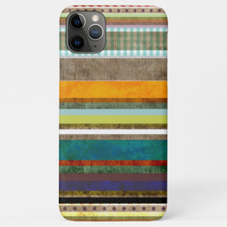 Capa Para iPhone 11 Pro Max Novo iPhone X Grungy striped art incrível