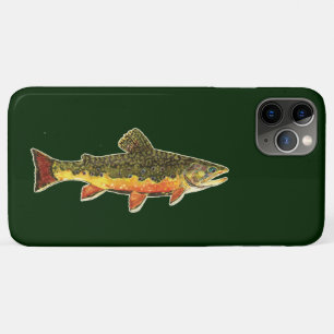 Capa Para iPhone 11 Pro Max O Belo Pescador de Truta da Corrente