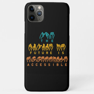 Capa Para iPhone 11 Pro Max O futuro é um idioma de sinal ASL acessível