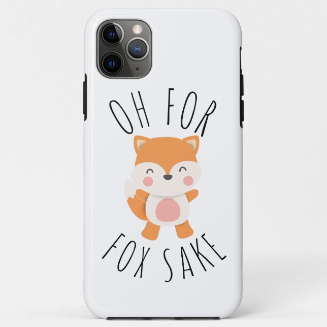 Capa Para iPhone 11 Pro Max Oh para Fox Sake (Verso)