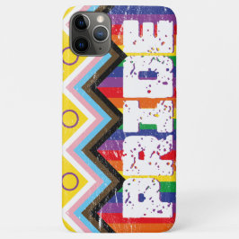 Capa Para iPhone 11 Pro Max Orgulho de progresso LGBTQ