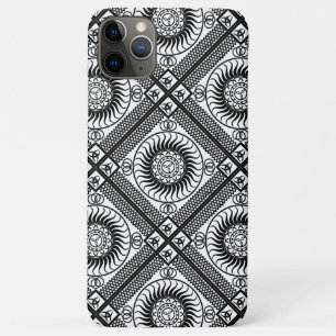 Capa Para iPhone 11 Pro Max ornamento celta diagonal