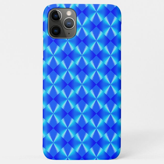 Capa Para iPhone 11 Pro Max Padrão Azul Real (Verso)