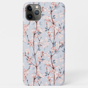 Capa Para iPhone 11 Pro Max Padrão com delicadas flores de primavera sakura