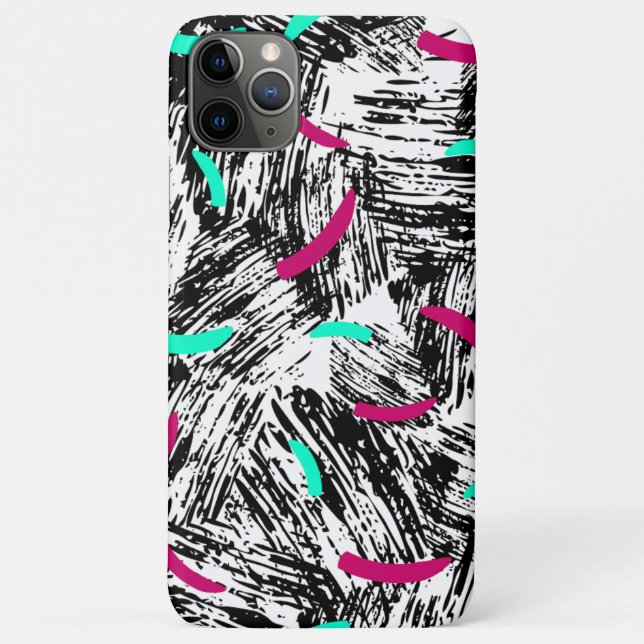 Capa Para iPhone 11 Pro Max Padrão de Abstrato moderno. (Verso)