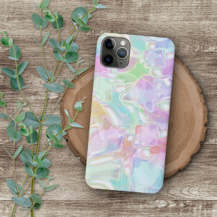 Capa Para iPhone 11 Pro Max Padrão de arte de redemoinhos futuristas coloridos