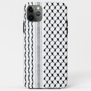 Capa Para iPhone 11 Pro Max Padrão de Kufiya Árabe Palestiniano Personalizad