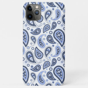 Capa Para iPhone 11 Pro Max Padrão de salto azul