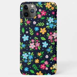 Capa Para iPhone 11 Pro Max Padrão Floral Bonito Colorido