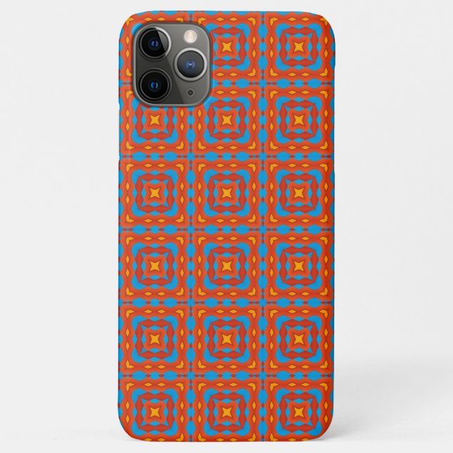 Capa Para iPhone 11 Pro Max Padrão Geométrico (Verso)