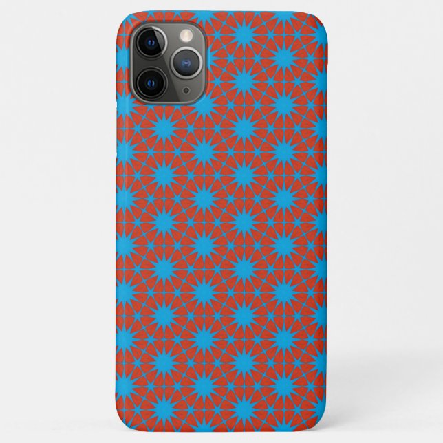 Capa Para iPhone 11 Pro Max Padrão Geométrico (Verso)