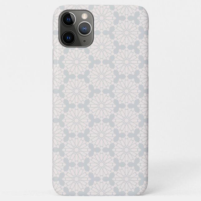 Capa Para iPhone 11 Pro Max Padrão Geométrico Islâmico (Verso)