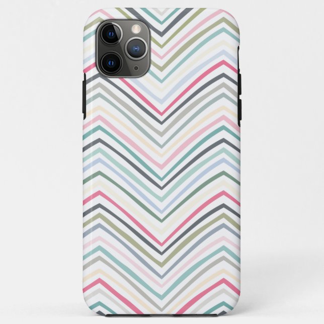 Capa Para iPhone 11 Pro Max Padrão Pastel Moderno (Verso)