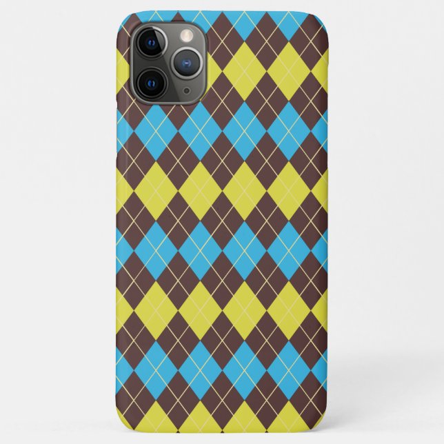 Capa Para iPhone 11 Pro Max Padrão-Tartan escocês 70 (Verso)