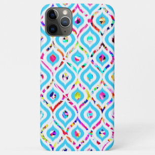 Capa Para iPhone 11 Pro Max Padrões abstratos em zigue-zague coloridos e fofos
