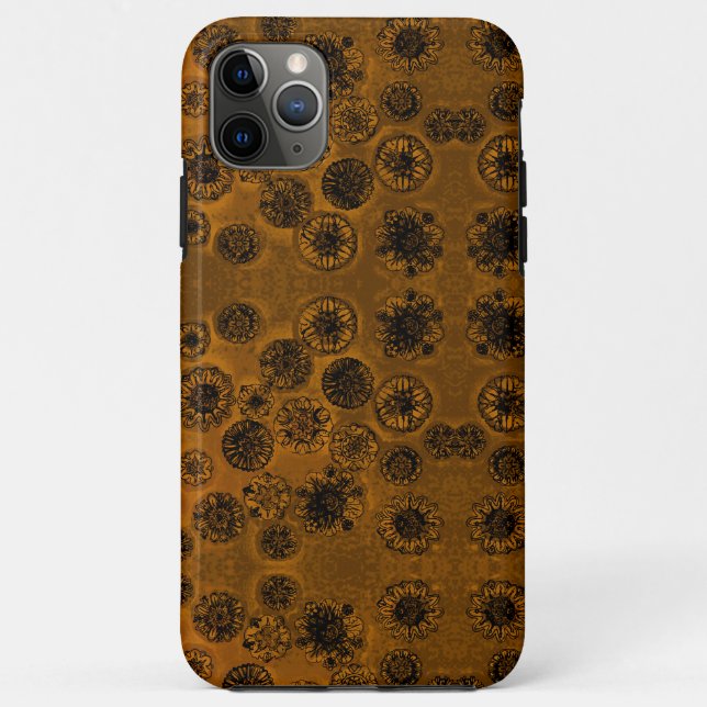 Capa Para iPhone 11 Pro Max Padrões do velho dia (Verso)