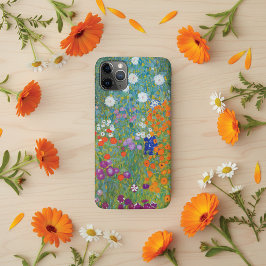Capa Para iPhone 11 Pro Max Paisagem do Jardim Flor Gustav Klimt
