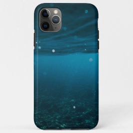 Capa Para iPhone 11 Pro Max Paisagem marinha com praia, grande onda e estojo m