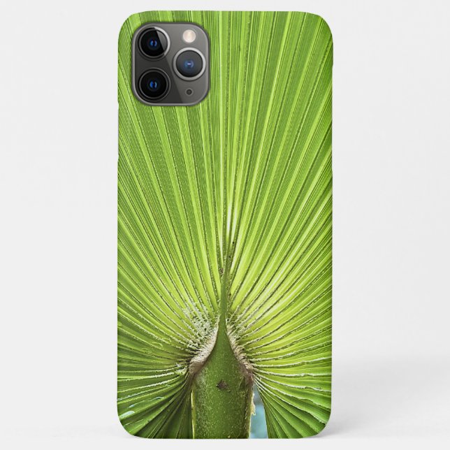Capa Para iPhone 11 Pro Max Palm Tree Frond (Verso)