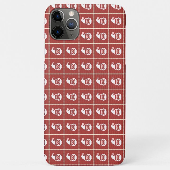 Capa Para iPhone 11 Pro Max Papai Noel (Verso)