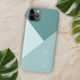 Capa Para iPhone 11 Pro Max Pastel Personalizado Seafoam Seaglass Mint Teal Gr