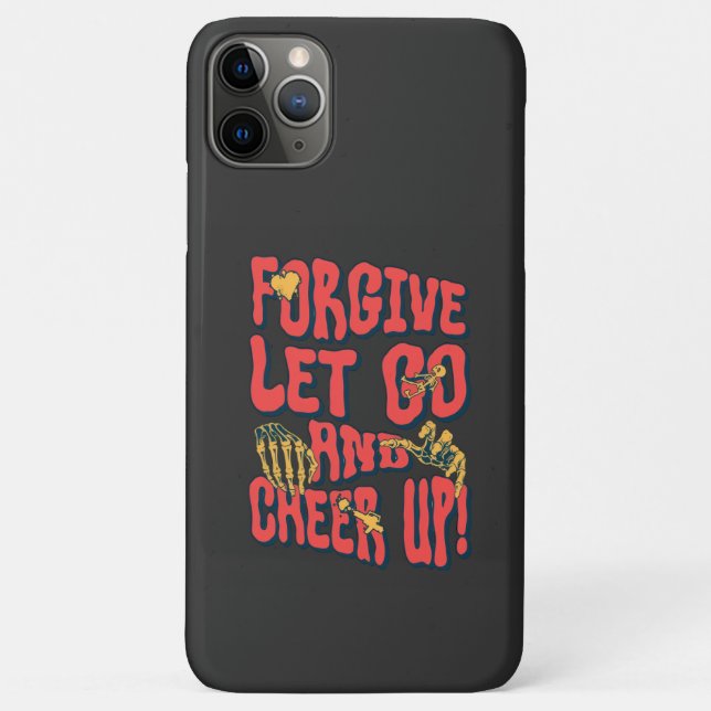 Capa para iPhone 11 PRO MAX PERDOE DEIXE IR ALEGRA (Verso)