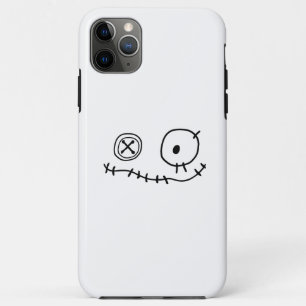 Capa Para iPhone 11 Pro Max personagem de desenho animado de monstro engraçad