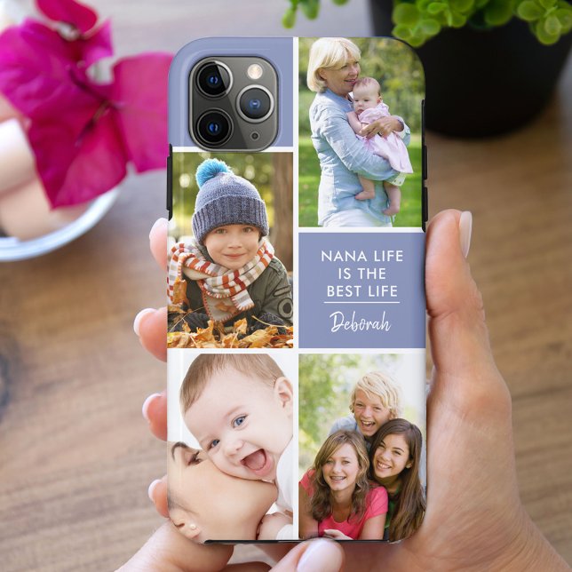 Capa Para iPhone 11 Pro Max Personalizada 4 Foto Nana Life é a Melhor Vida Azu (Criador carregado)