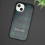 Capa Para iPhone 11 Pro Max Personalized Tartan Clan Black Watch Plaid Custom<br><div class="desc">Custom Clan Black Watch tartan blue green and dark grey check design phone case for anyone who loves classic and elegant cover for their treasured possessions. Perfect gift for family, dad, husband or other special gift giving occasions. Celebrate all things tradition and family clan with this cool Clan Black Watch...</div>
